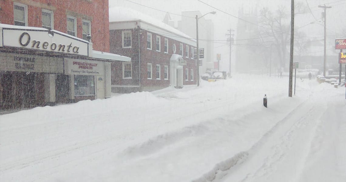 Upstate New York Snowstorm Stella 2017