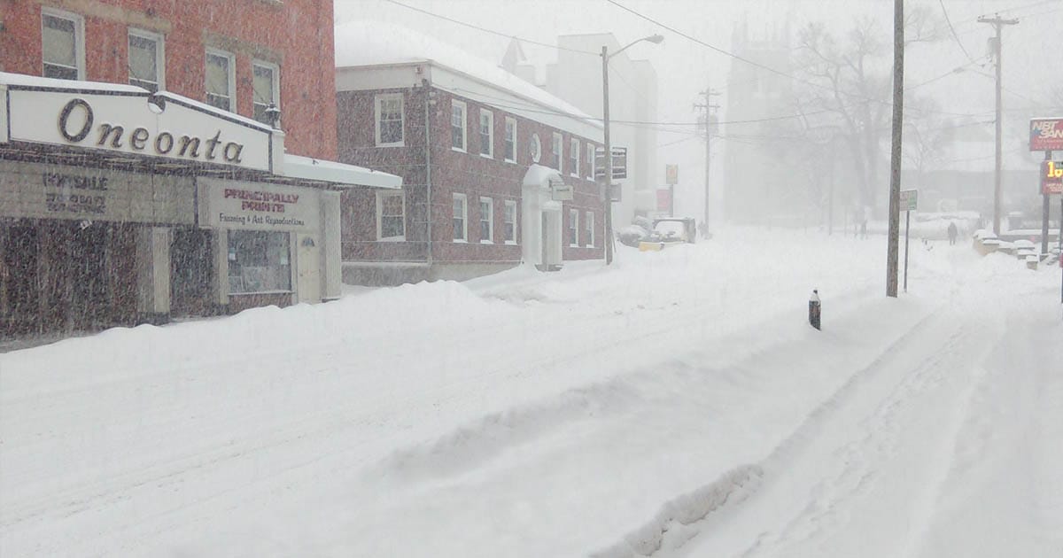 Upstate New York Snowstorm Stella 2017