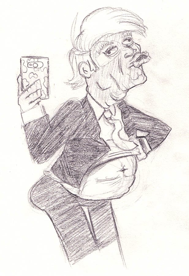 Donald Trump Duck Face Selfie