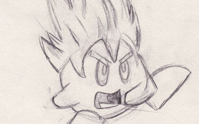 Sketch of the Day – Kirby Ball Z