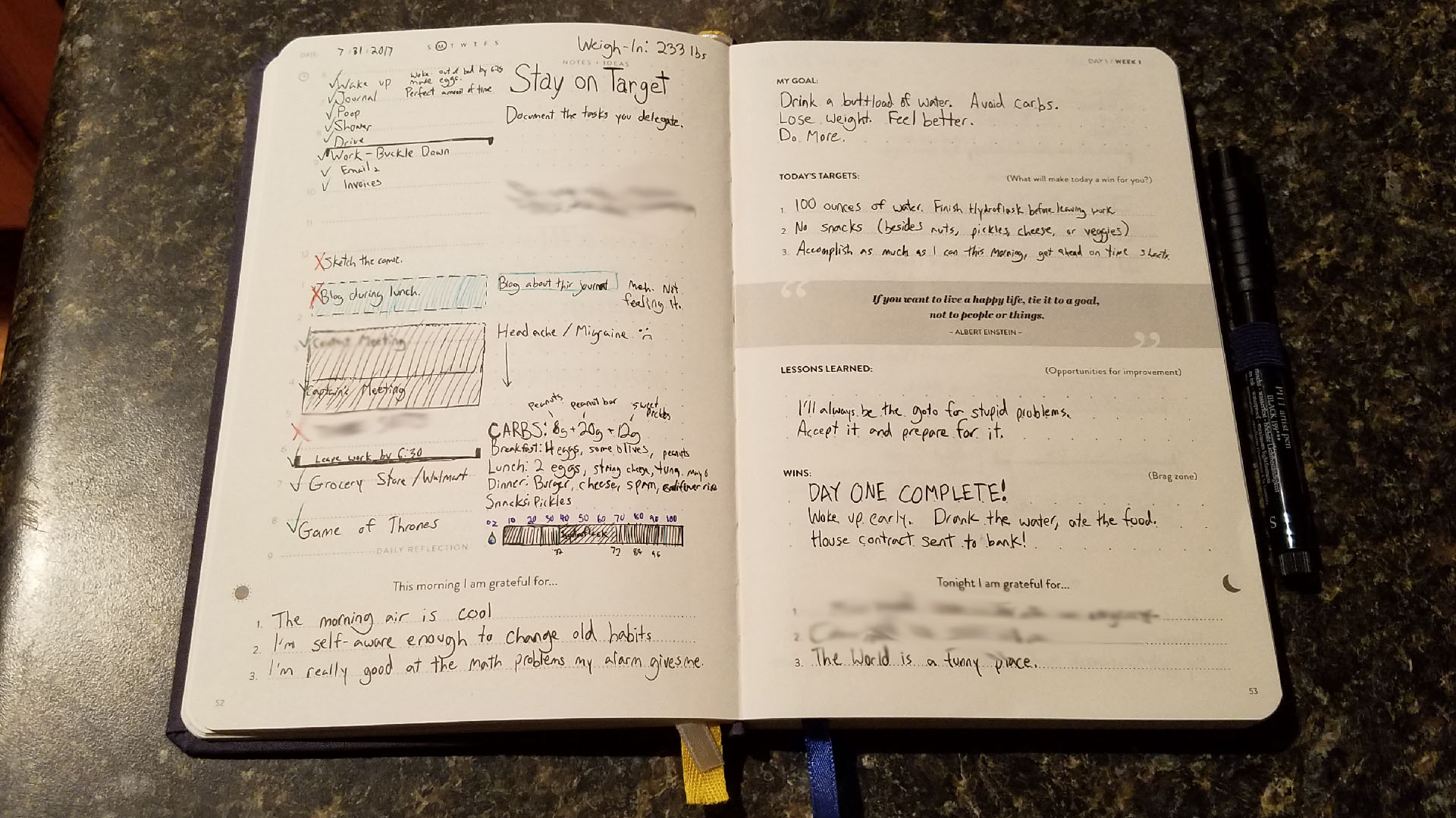 SELF Journal Day 1