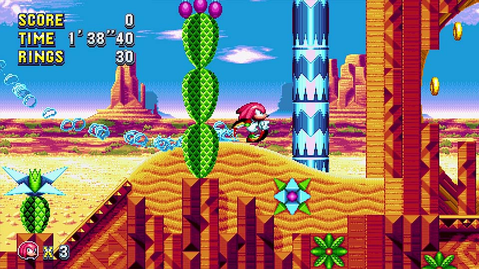 Sonic Mania brings Knuckles back, and not as a meathead treasure hunter.