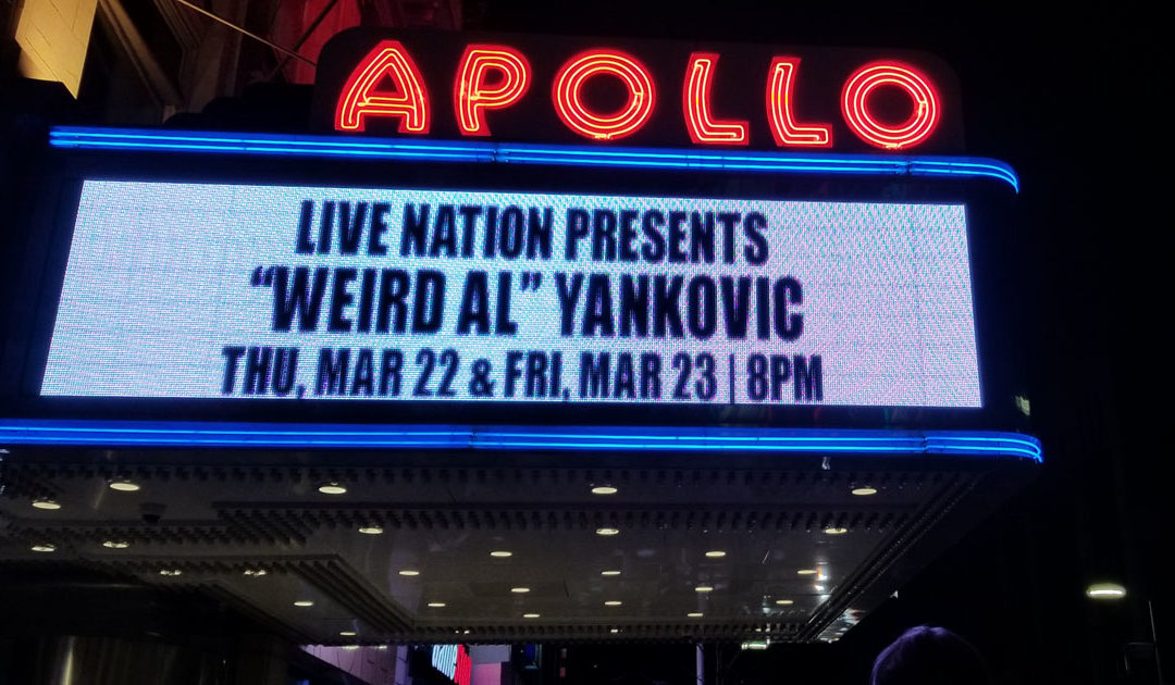 At the Apollo with Weird Al Yankovic