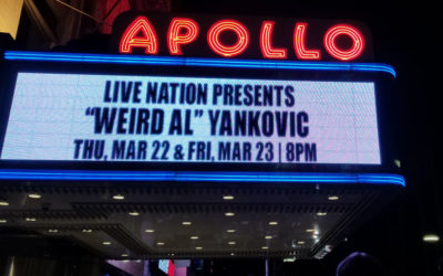 At the Apollo with Weird Al Yankovic
