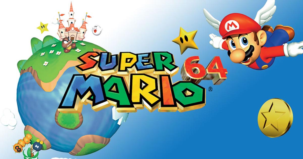 Super Mario 64 (Nintendo 64 – 1996)