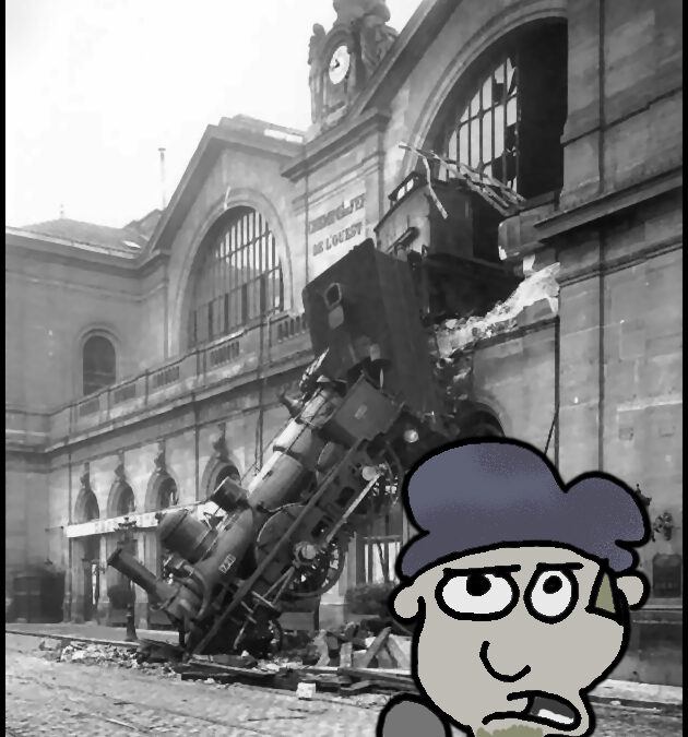 Choo Choo! Ding Ding Ding! Ka-klunk, ka-klunk…. Crash!